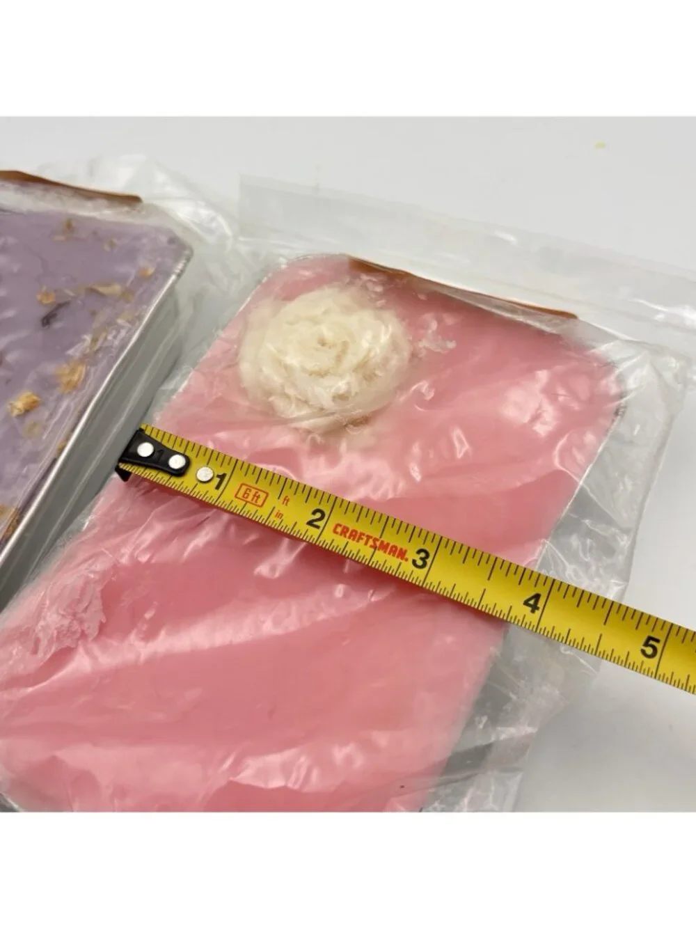 2 Swanky Candle Co Large Loaves Vendor Wax Melts Sugared Roses Blackberry Violet